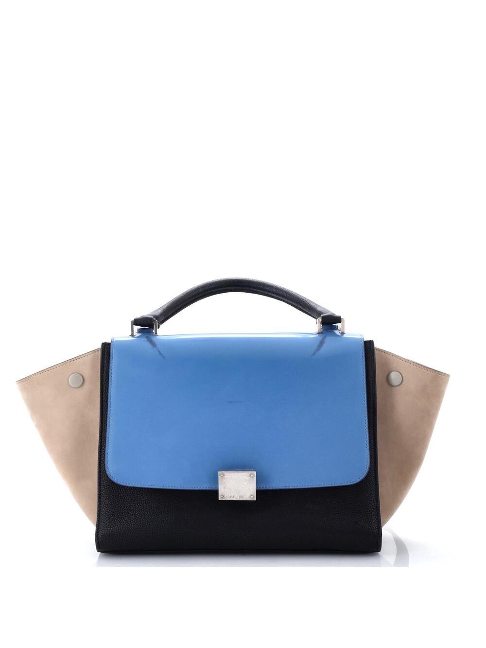 Celine Tricolor Trapeze Bag Leather #275338C76B